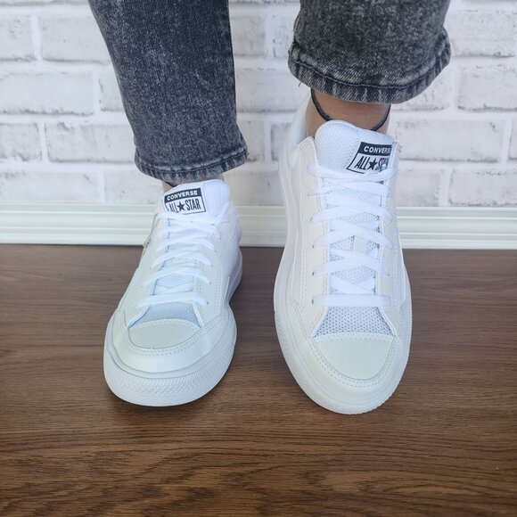 ❤️Converse All Stars Logan Urban Low Sz 7.5 Women's Shoes Sneaker White A16759C - Picture 5 of 13